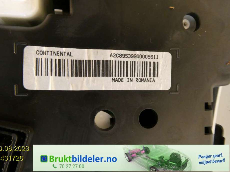 Instrumentpanel til Suzuki Swift 2011-2017  (SUZUKI|34110-68LG1|A2C89539900-00|34110-68LG)