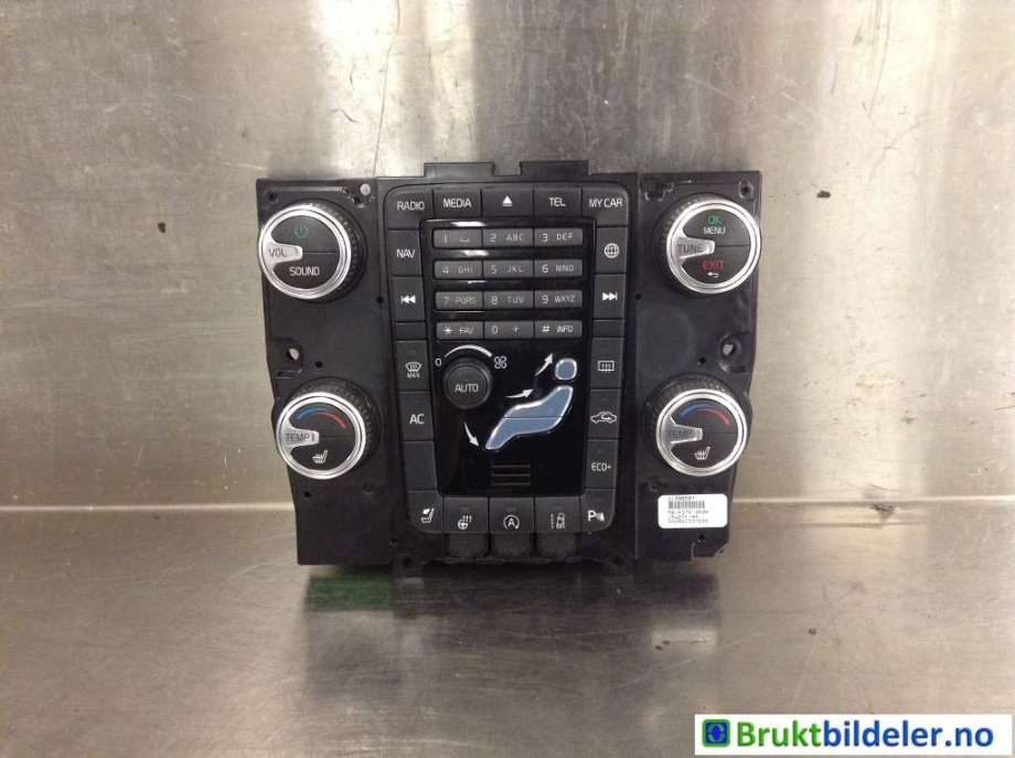 Varmeapparat betjening til Volvo V70 2014-2016 (Type III, Fase 2) (VOLVO|31398587|)