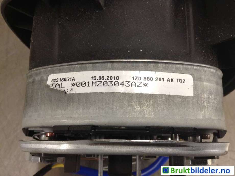 Airbag rattpute til Škoda Superb 2008-2015 (Type II)  (SKODA|1Z0 880 201 AK|62218051A|)
