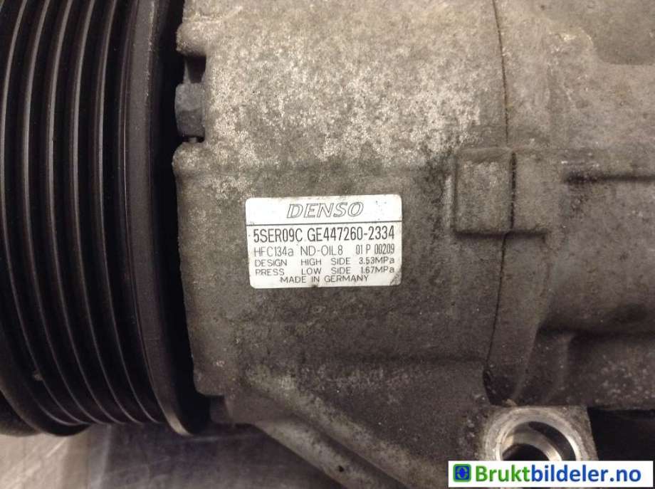 Aircondition kompressor til Toyota Auris 2010-2012 (Type I, Fase 2)  (TOYOTA||GE447260-2334)