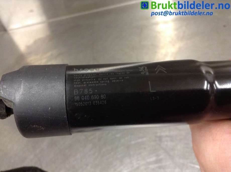 Baklukedemper til Citroën C4, Picasso 2013-2018 (Type II)  (CITROEN|9804069080|)