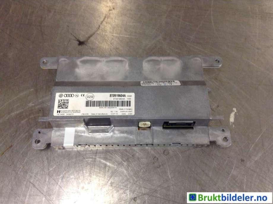 Instrument kjørecomputer til Audi A4, Allroad 2009-2016 (Type I) (B8) (B8) (AUDI|8T0 919 604 A||8T0 919 604 B)