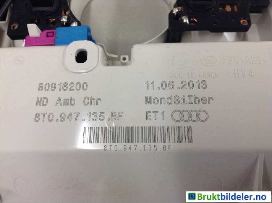 Tak konsoll til Audi A4, Allroad 2009-2016 (Type I) (B8) (B8) (AUDI|8T0 947 135 BF|)