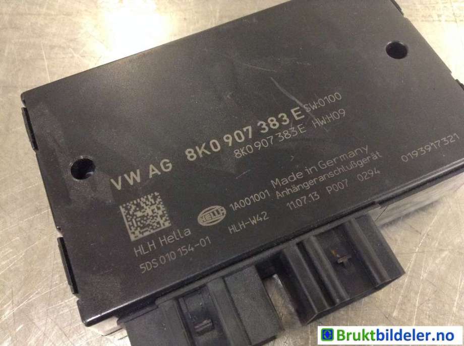 Styreenhet hengerfeste til Audi A4, Allroad 2009-2016 (Type I) (B8) (B8) (AUDI|8K0 907 383 E|5DS 010 154-01|)