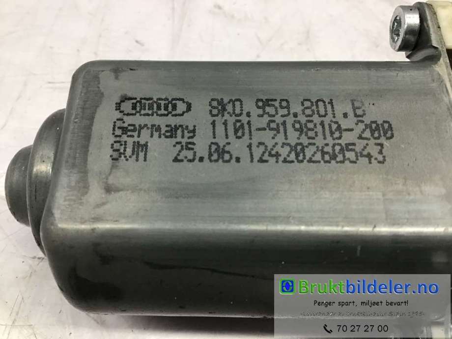 Ruteheis høyre foran til VW Sharan 2010-->> (Type II) (VOLKSWAGEN|8K0 959 801 B|1101-919810-200|)