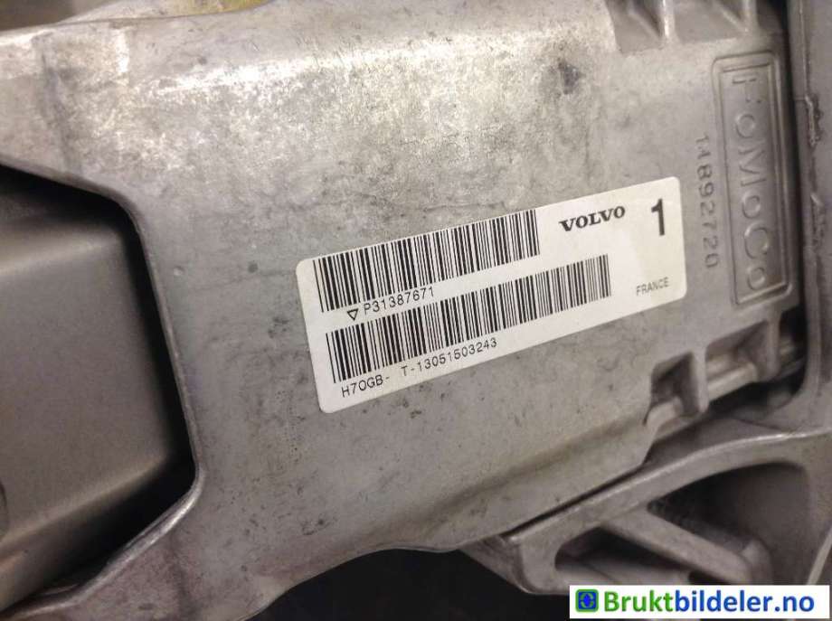 Rattaksel til Volvo XC70 2014-2016 (Type II, Fase 2)  (VOLVO|31387671|)