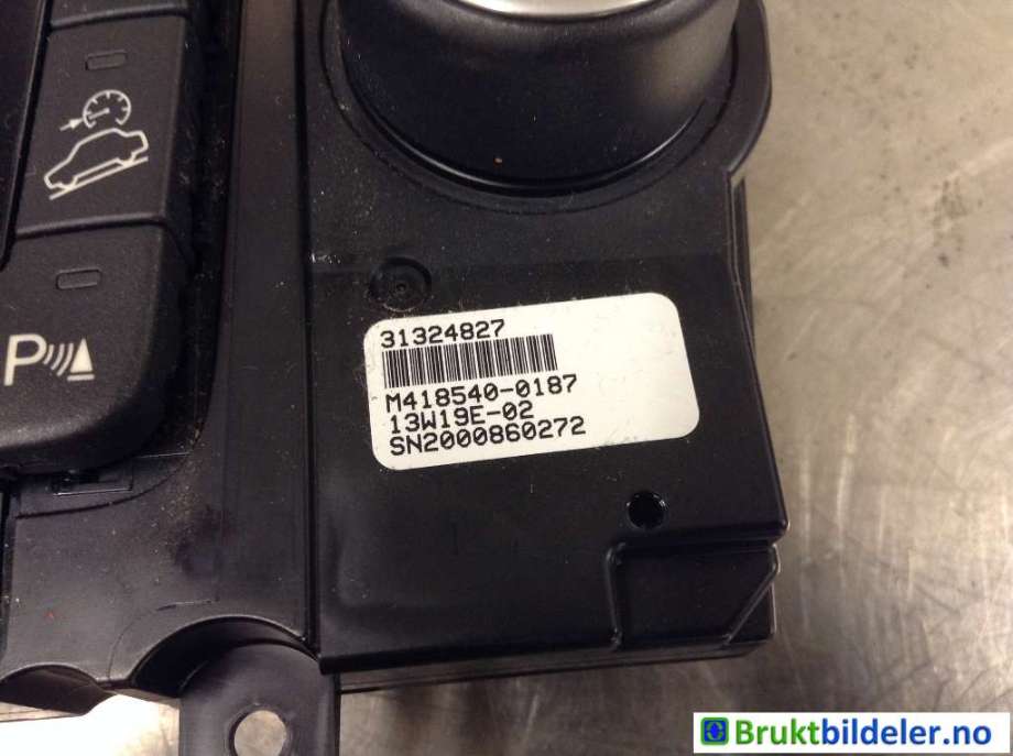 Varmeapparat betjening til Volvo XC70 2014-2016 (Type II, Fase 2) (VOLVO|31324827|)