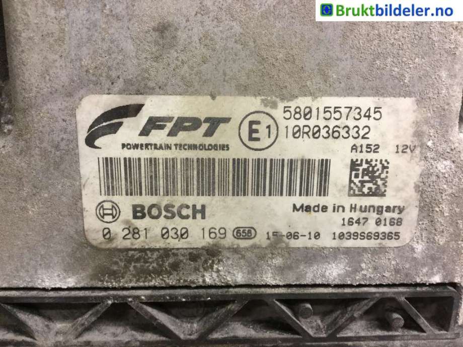 Styreenhet motor til Iveco Daily 2014-->> (Type VI) (IVECO|5801557345|0 281 030 169|)