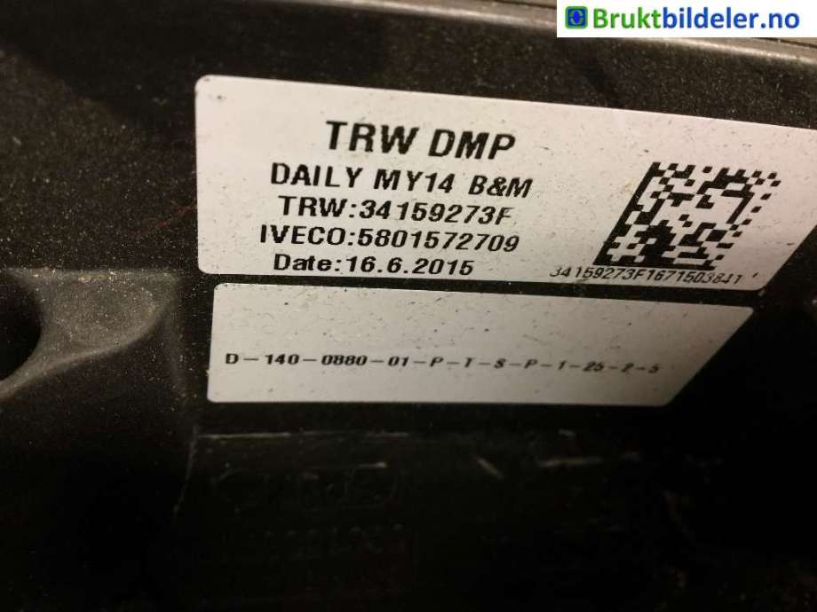 Ratt til Iveco Daily 2014-->> (Type VI) (IVECO|5801572709|)