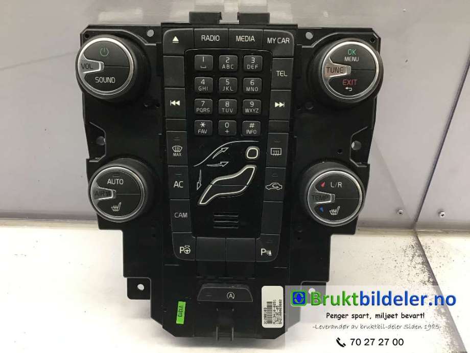 Varmeapparat betjening til Volvo V40, 2012-2019  (VOLVO|31288103)