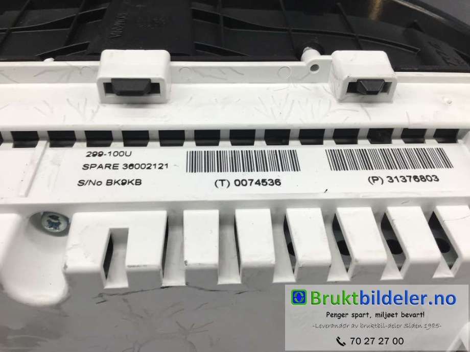 Instrumentpanel til Volvo V40 2012-2019  (VOLVO|31376803|0074536|)