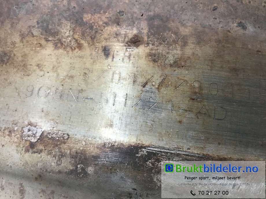 Partikkelfilter til Volvo XC60 2014-2017 (Type I, Fase 2)  (VOLVO|9G9N-51122-AD|)