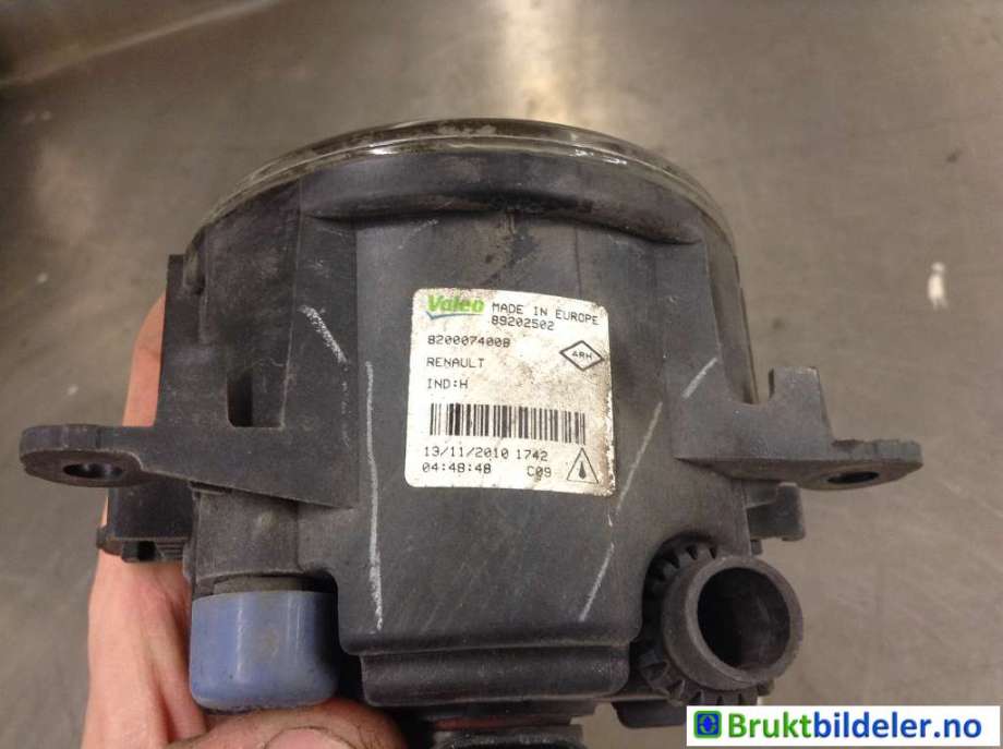 Tåkelykt venstre foran til Renault Scenic 2009-2016 (Type III)  (RENAULT|820007400B|89202502|)