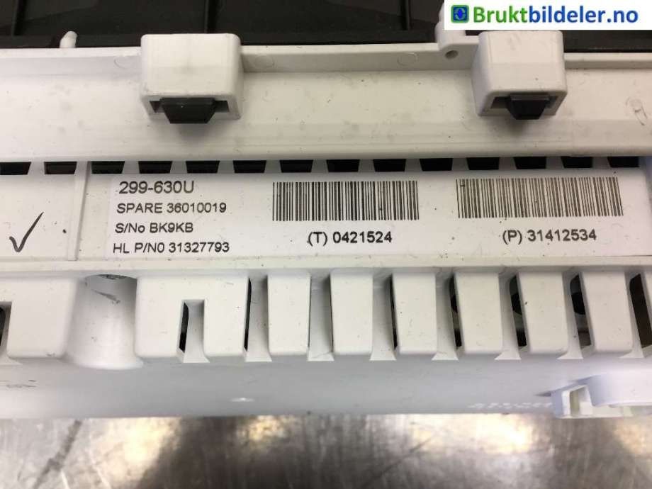 Instrumentpanel til Volvo XC60 2014-2017 (Type I, Fase 2)  (VOLVO|31412534|)