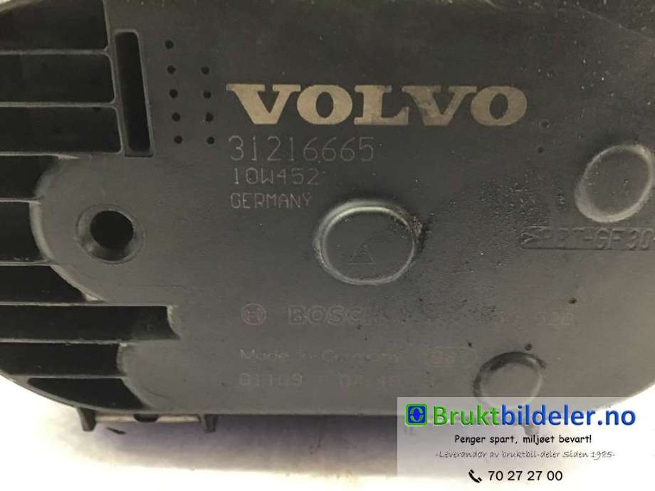 Spjeldhus til Volvo XC60 2008-2013 (Type I, Fase 1) (VOLVO|31216665|0 280 750 520|)