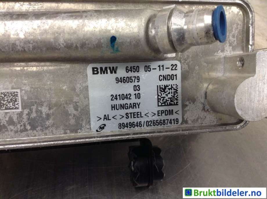 Aircondition radiator til BMW iX 2021-->> (I20) (I20) (64 50 9 460 579-03|8949646|)