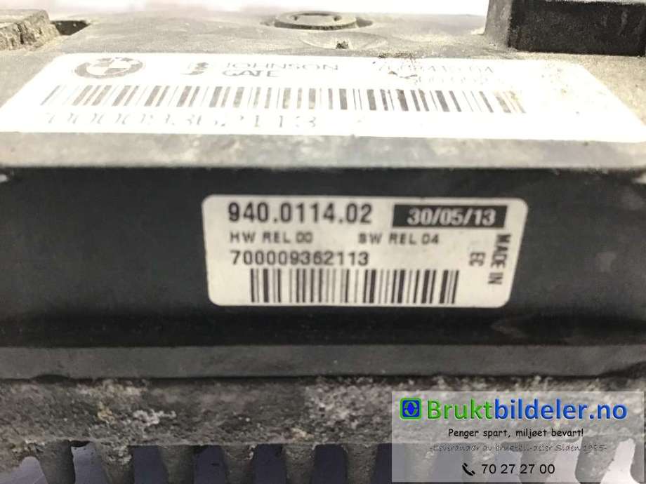 Rele kjølevifte til BMW 1-Serie 2011-2015 (Fase 1) (F20/F21) (F20/F21) (BMW|7 60 84 10-04|)