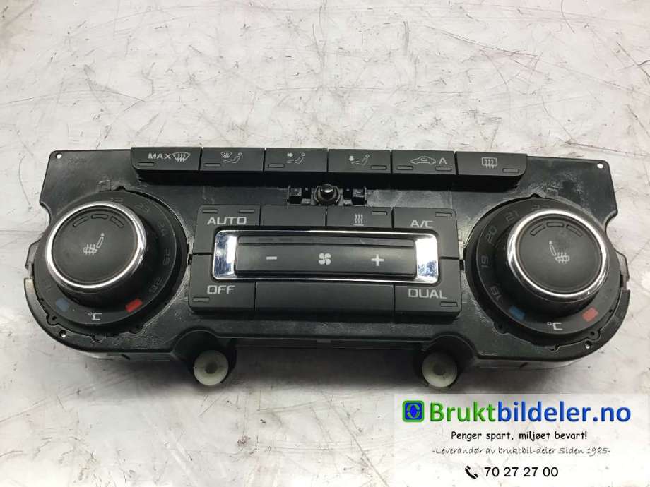 Varmeapparat betjening til Škoda Superb, 2008-2015 (Type II)  (SKODA|3T0 907 044 CG)