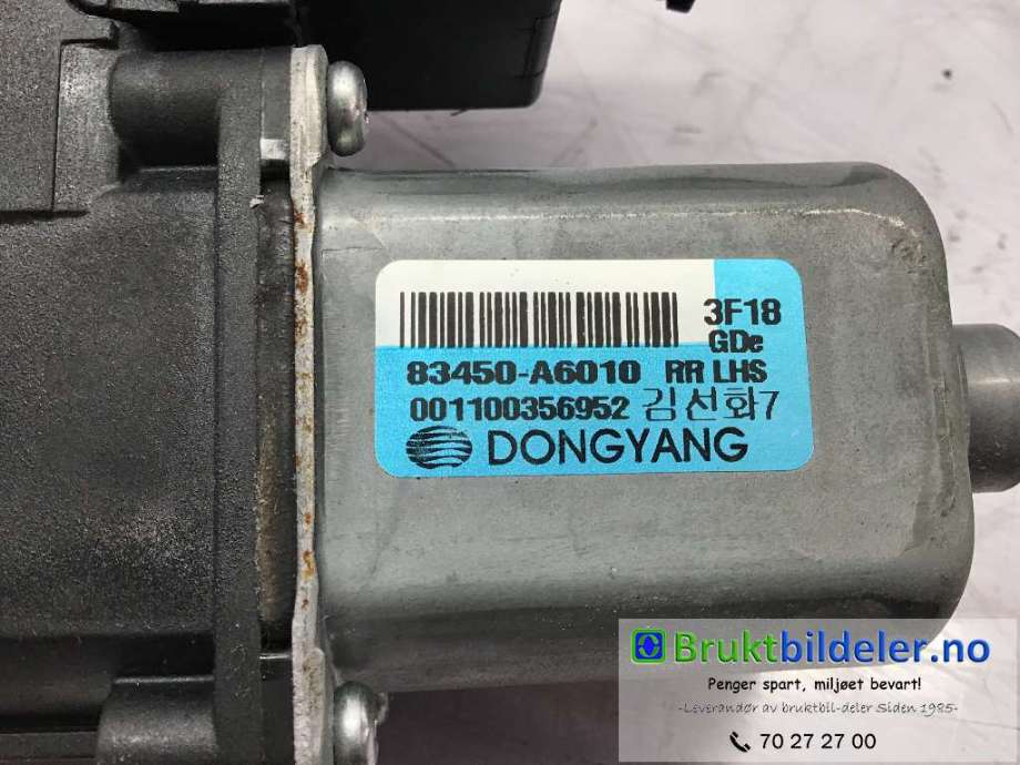 Ruteheis venstre bak til Hyundai i30 2012-2017 (Type II)  (HYUNDAI|83450-A6010|001100356952|)