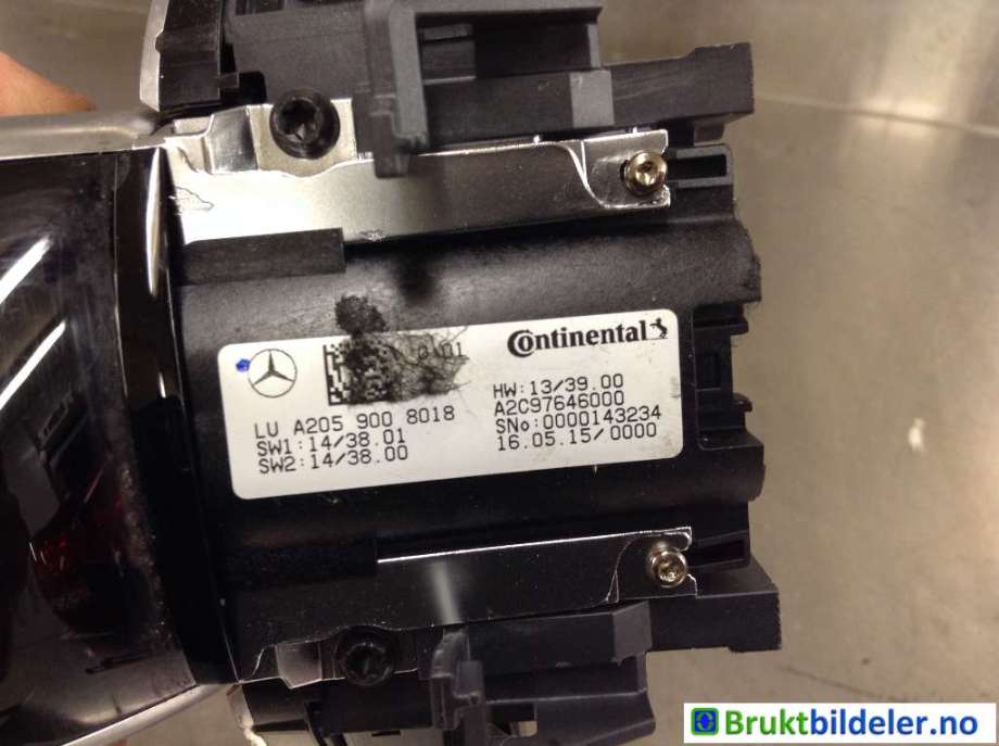Bilstereo diverse til Mercedes C-Klasse 2014-2018 (Fase 1) (W205) (W205) (MERCEDES|A 205 900 80 18|A2C97646000|)