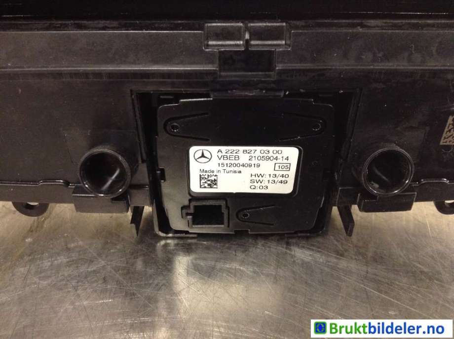 Bilstereo diverse til Mercedes C-Klasse 2014-2018 (Fase 1) (W205) (W205) (MERCEDES|A 222 827 03 00||A 205 905 39 01)