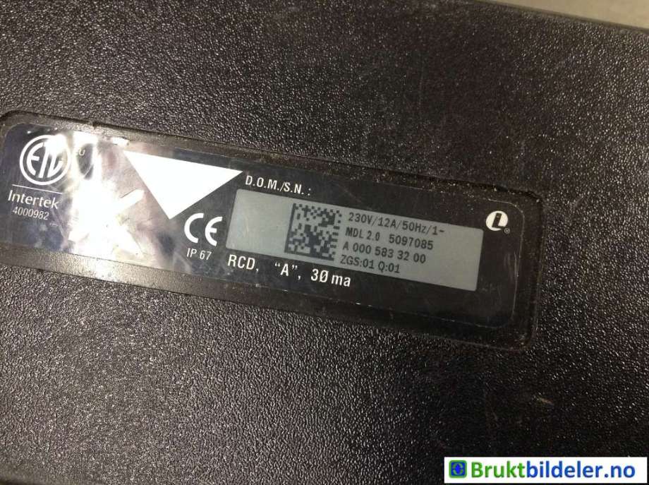 Batterilader (OBC - On Board Charger) til Mercedes C-Klasse 2014-2018 (Fase 1) (W205) (W205) (MERCEDES|A 000 583 32 00|)