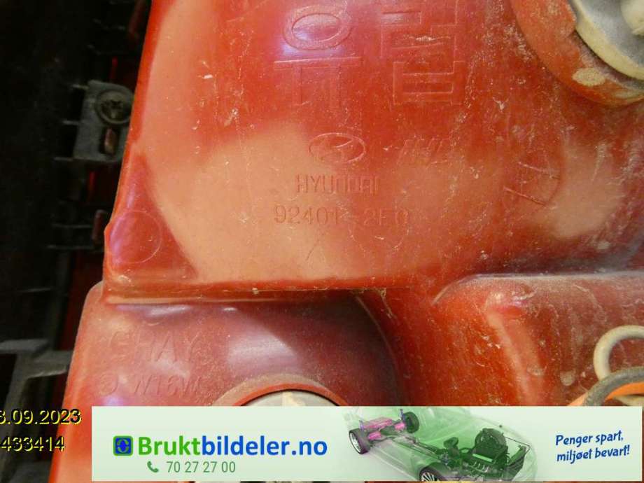 Baklykt venstre til Hyundai Tucson 2003-2009 (HYUNDAI|92401-2E0|)
