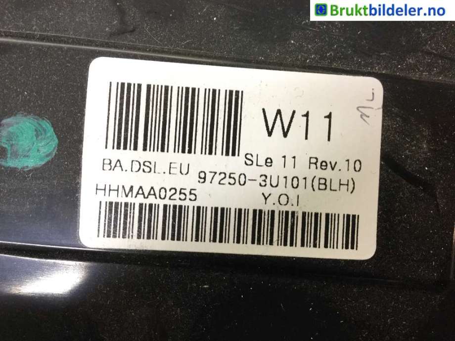 Varmeapparat betjening til Kia Sportage 2010-2016 (Type III)  (KIA|97250-3U101BLH|)
