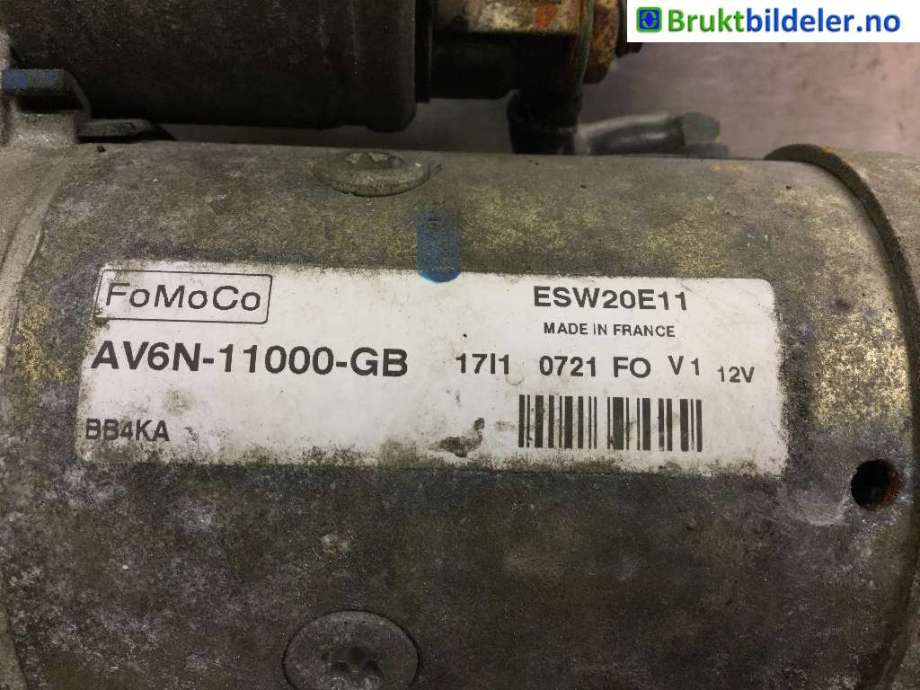 Starter diesel til Ford Focus 2011-2014 (Type III, Fase 1)  (FORD|AV6N-11000-GB|ESW20E11|)