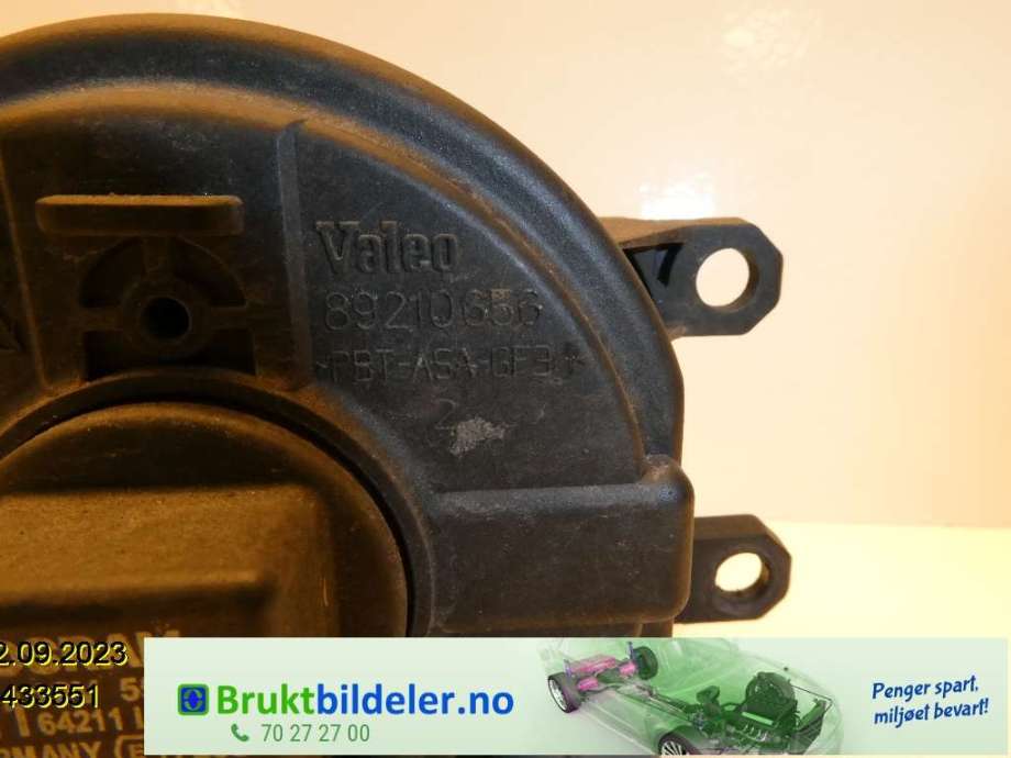 Tåkelykt høyre foran til Toyota Auris 2007-2010 (Type I, Fase 1) (TOYOTA|81210-0D041|89210656)