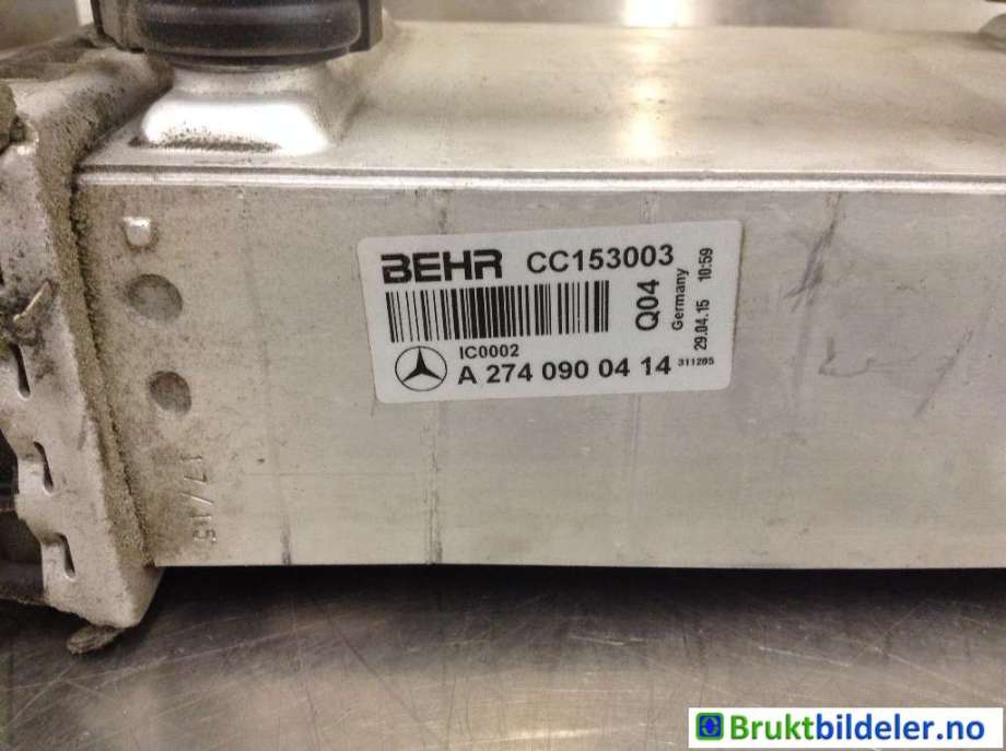 Intercooler til Mercedes C-Klasse 2014-2018 (Fase 1) (W205) (W205) (MERCEDES|A 274 090 04 14|CC153003|)