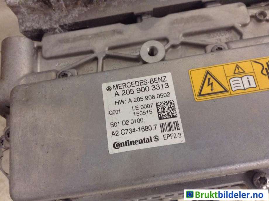 Inverter hybrid til Mercedes C-Klasse 2014-2018 (Fase 1) (W205) (W205) (MERCEDES|A 205 900 33 13|A2C73416807|A 205 540 09 27)