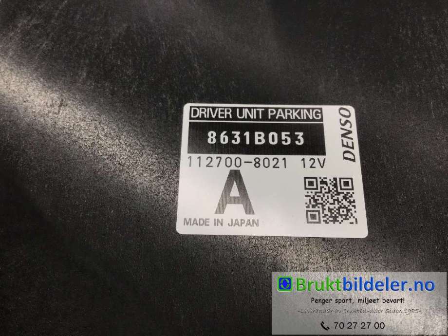 Styreenhet parkering til Mitsubishi Outlander 2015-->> (Type III, Fase 2)  (MITSUBISHI|8631B053|112700-8021|)