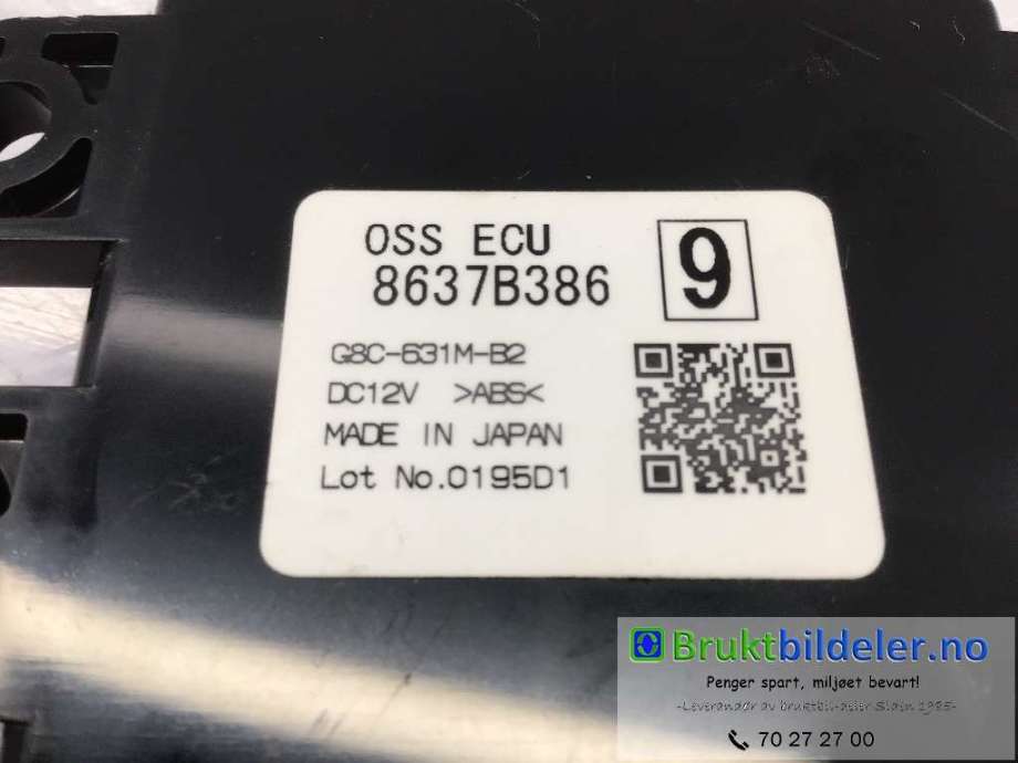 Styreenhet tenning til Mitsubishi Outlander 2015-->> (Type III, Fase 2)  (MITSUBISHI|8637B386|)