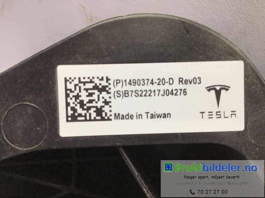 Batterilader (OBC - On Board Charger) til Tesla Model Y 2021-2024 (Type I)  (1490374-20-D|)