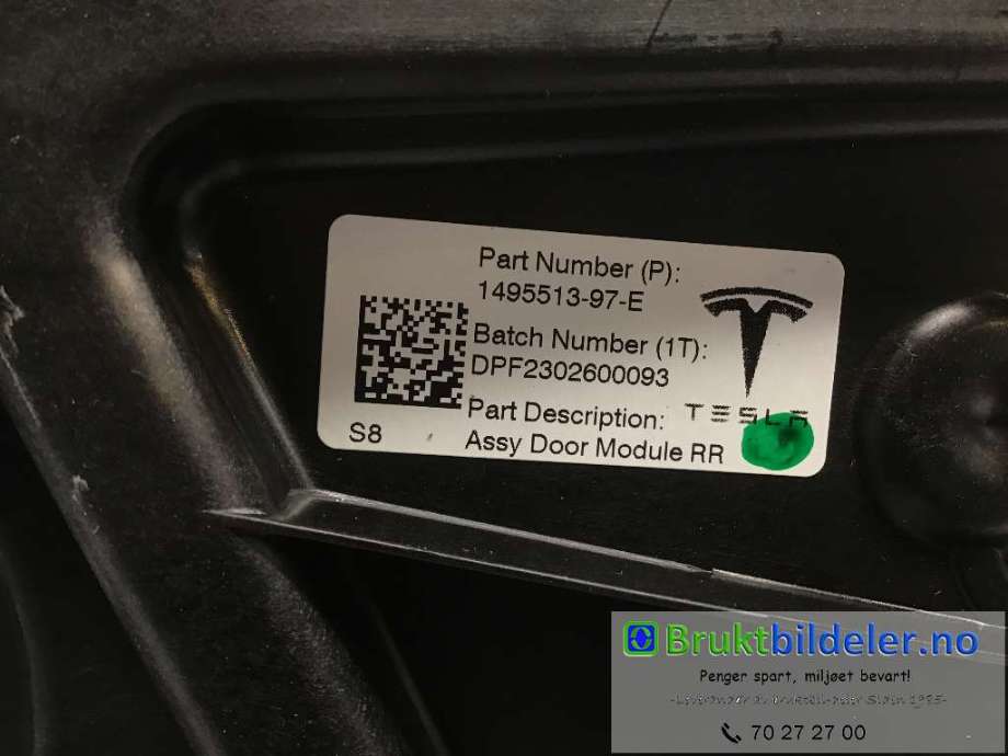 Ruteheis til Tesla Model Y 2021-2024 (Type I)  (1495513-97-E|)