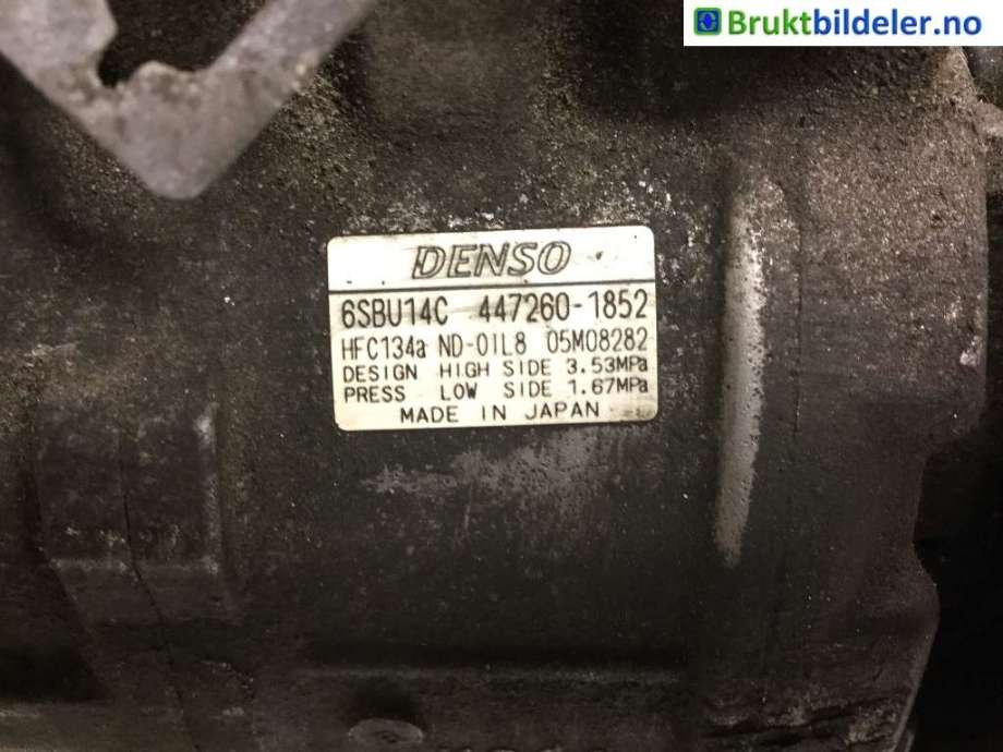 Aircondition kompressor til BMW 1-Serie 2004-2011 (E81/E82/E87/E88) (E81/E82/E87/E88) (BMW|64 52 6 987 862|447260-1852|)