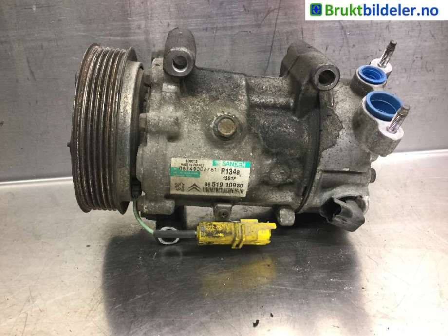 Aircondition kompressor til Peugeot 307 2005-2008 (Fase 2) (PEUGEOT|9651910980|)