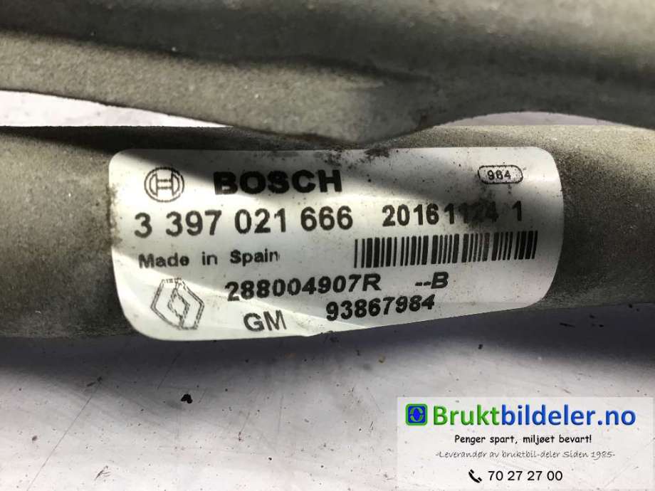 Viskeroverføring til Renault Trafic 2014-->> (RENAULT|288004907R|3 397 021 666|)