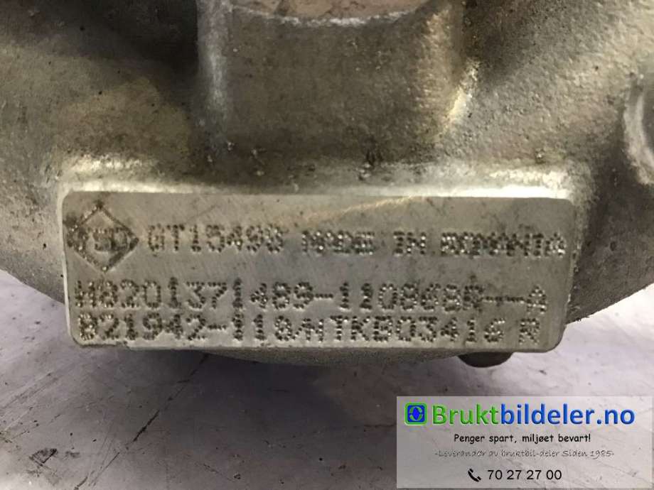 Turbo til Renault Trafic 2014-->>  (RENAULT|H8201371489-110868R|GT15498|)