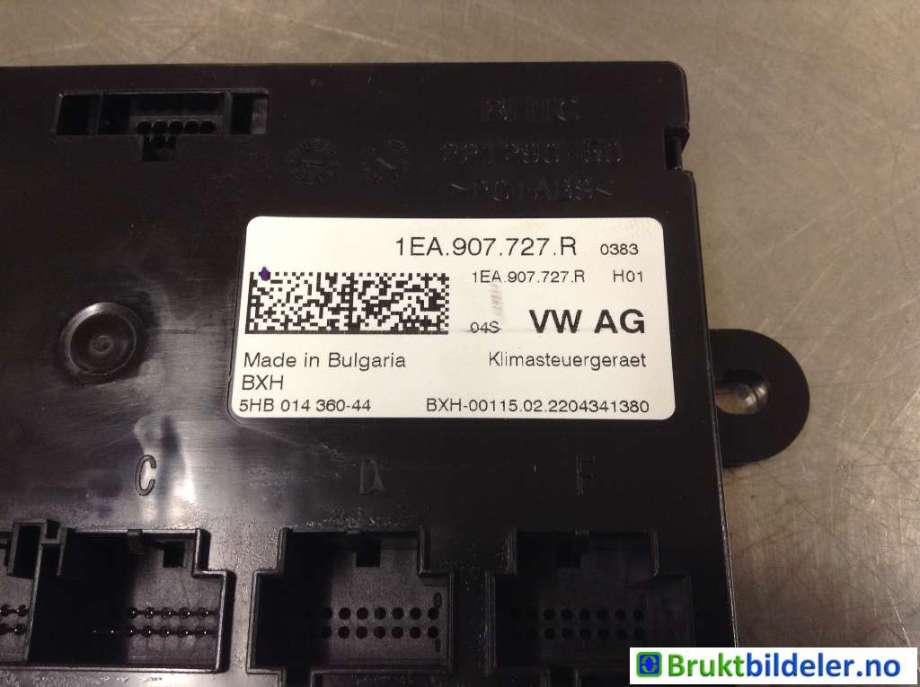 Styreenhet klima/aircondition til VW ID.4 2020-->>  (VOLKSWAGEN|1EA 907 727 R|5HB 014 360-44|1EA 907 727 AF)