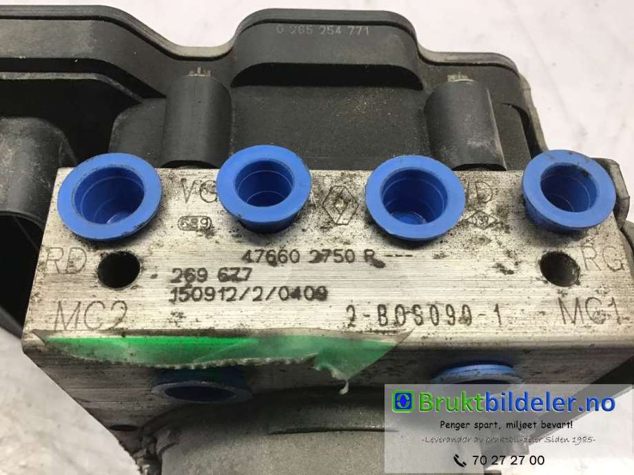 ABS sentral til Mercedes Citan 2012-2021 (W415) (W415) (MERCEDES|47660-2750 R|0 265 254 771|)