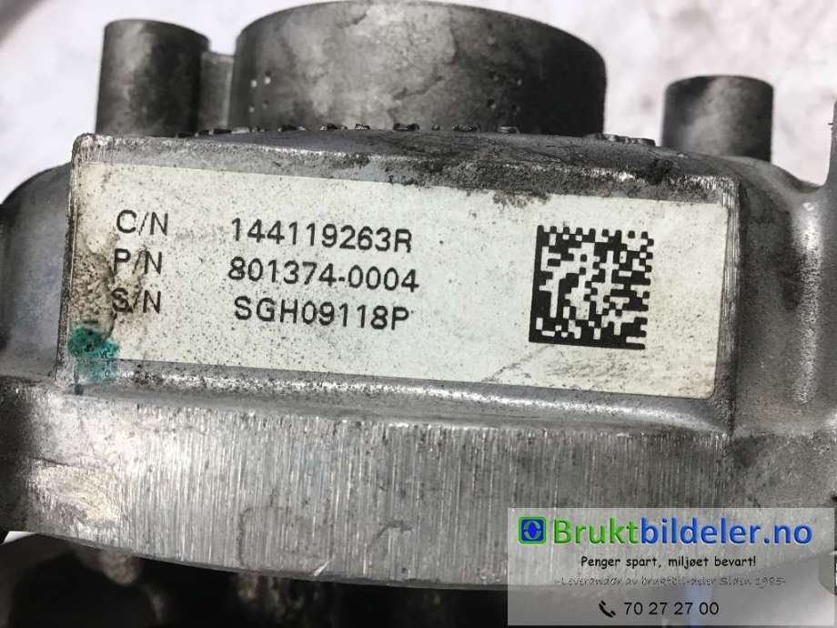 Turbo til Mercedes Citan 2012-2021 (W415) (W415) (MERCEDES|144119263R|GT124 1J0SZ|801374-0004)