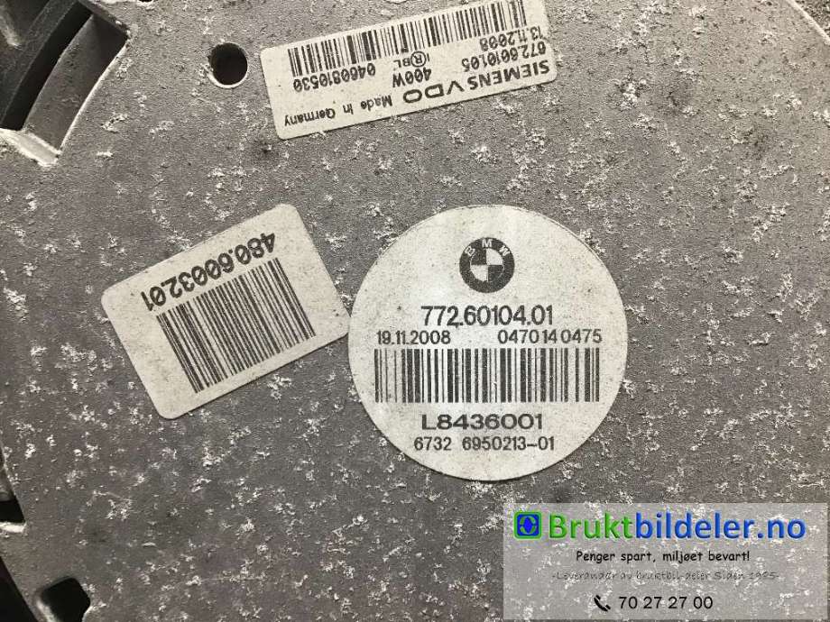 Kjølevifte til BMW 5-Serie 2003-2010 (E60/E61) (E60/E61) (BMW|772.60104.01|672.60101.05|)