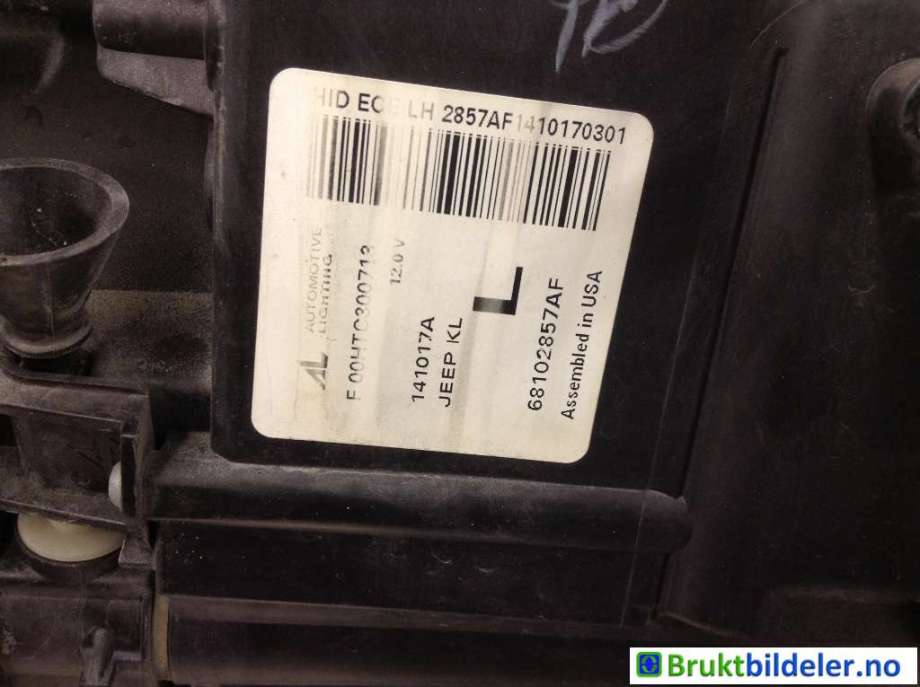 Frontlykt venstre xenon til Jeep Cherokee 2014-->> (Type V)  (JEEP|68102857AF|00HTC300713|)