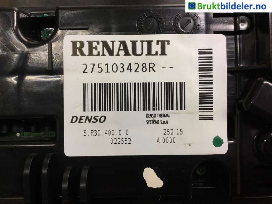 Varmeapparat betjening til Mercedes Citan 2012-2021 (W415) (W415) (MERCEDES||275103428R)