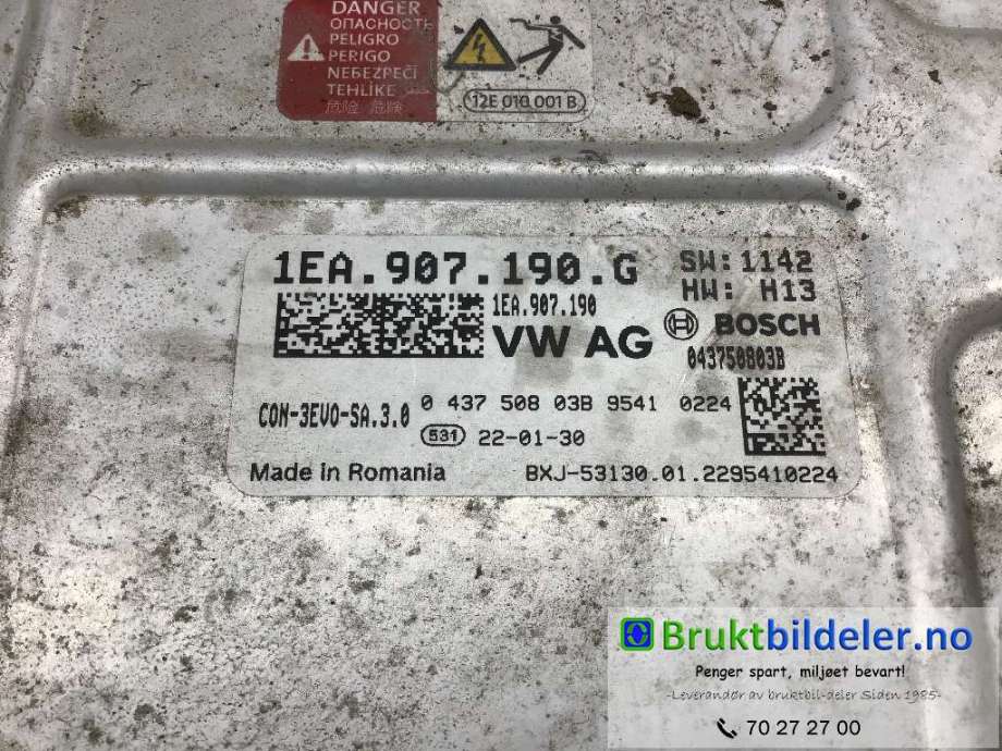 Diverse deler til VW ID.4 2020-->>  (VOLKSWAGEN|1EA 907 190 G|)
