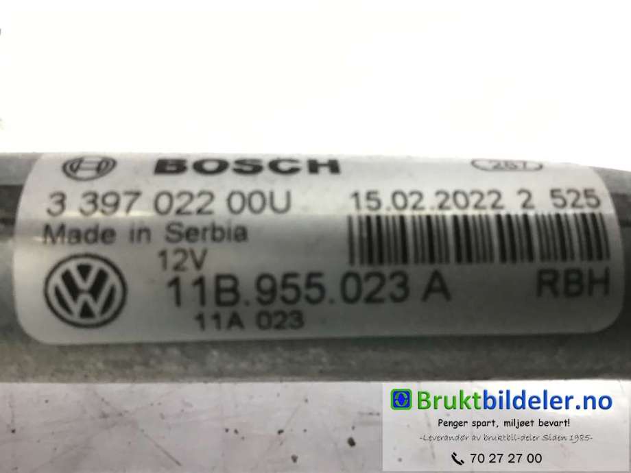 Viskeroverføring til VW ID.4 2020-->>  (VOLKSWAGEN|11B 955 023 A|3 397 022 00U|)