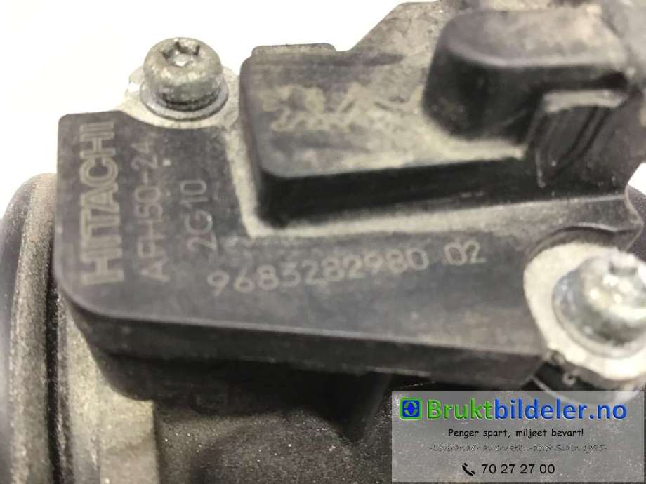 Luftmengde/luftmassemåler til Peugeot Partner 2008-2015 (Type II, Fase 1)  (PEUGEOT|96832 82980 02|AFH50-24|)