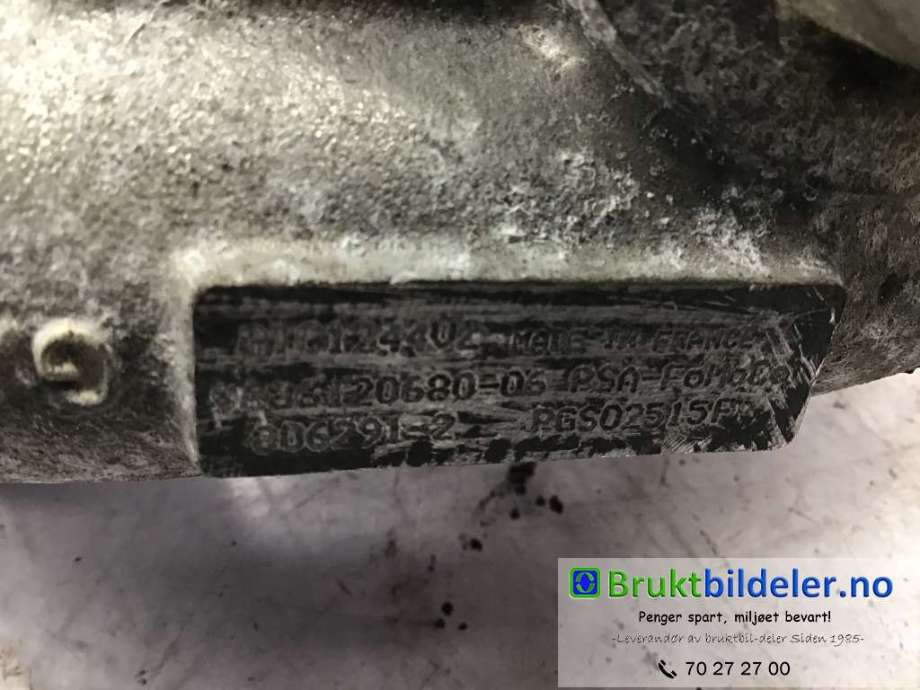Turbo til Peugeot Partner 2008-2015 (Type II, Fase 1)  (PEUGEOT|9686120680|GTC1244VZ|)